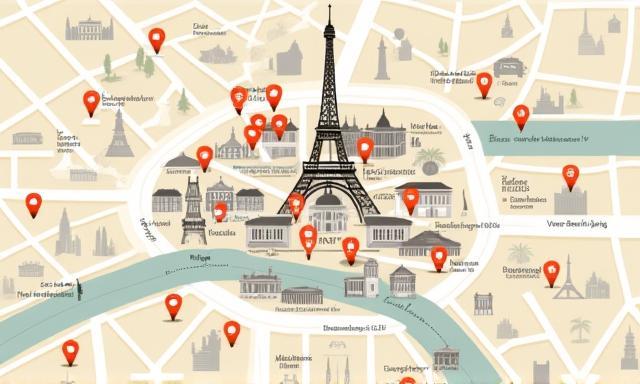 Carte du centre de Paris indiquant l’adresse de Santequilibreb